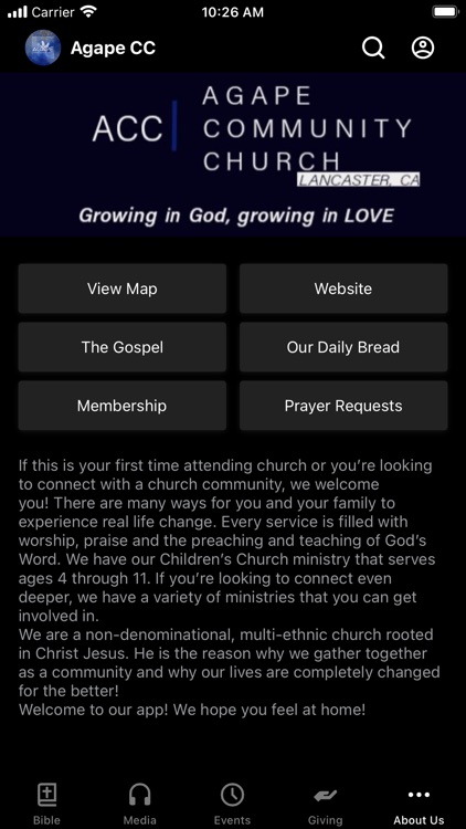 Agape Community Church, Ca