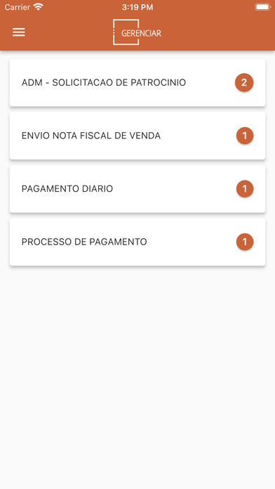 Grupo Gerenciar Screenshot