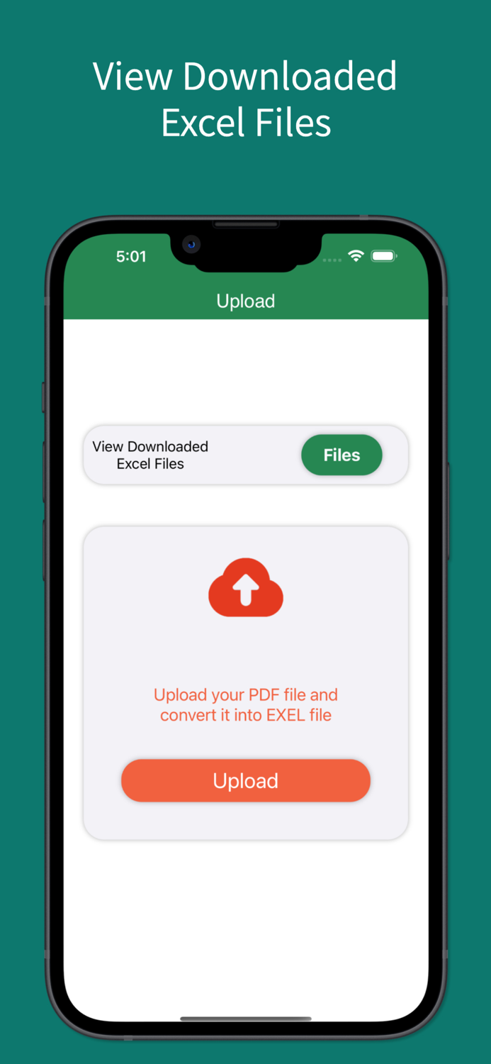 PDF To Excel App