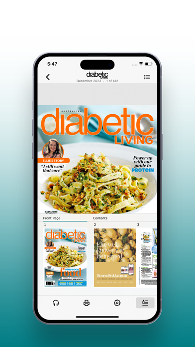 Diabetic Living Magazine Screenshot