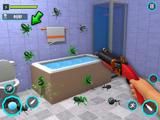 Kill The Spider: Shoot 'Em Up iPad screenshot 4 - Games app