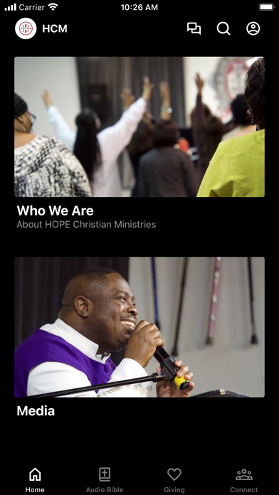 HOPE Christian Ministries Screenshot