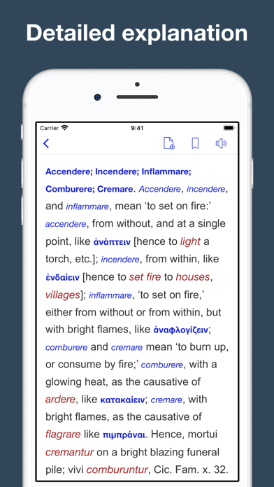Screenshot #3 pour Latin synonym dictionary