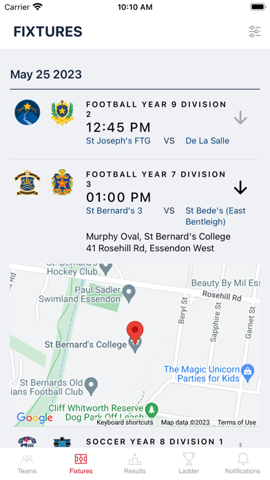 ISA Sports Screenshot