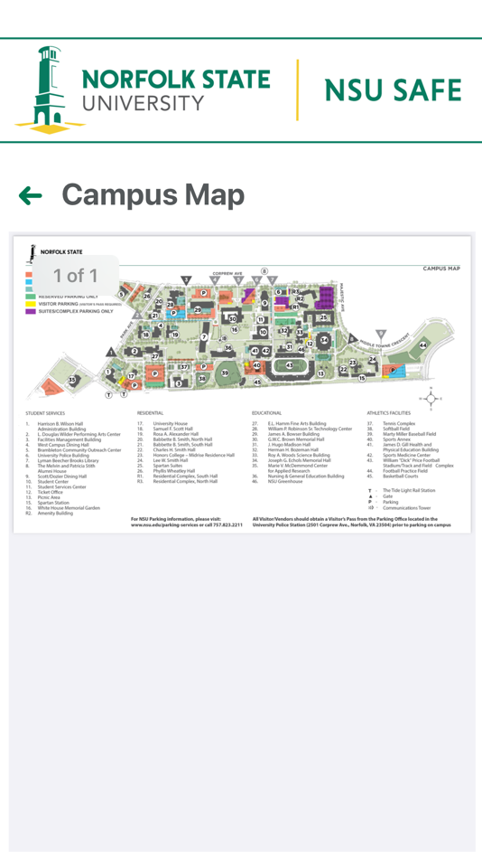 #7. NSU Safe (iOS) 由: Norfolk State University