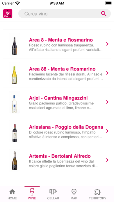 Vini Emilia Romagna Screenshot