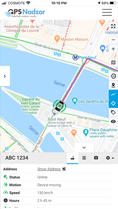 GPS Nadzor Mobile Screenshot