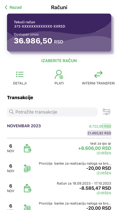 API mBank Screenshot