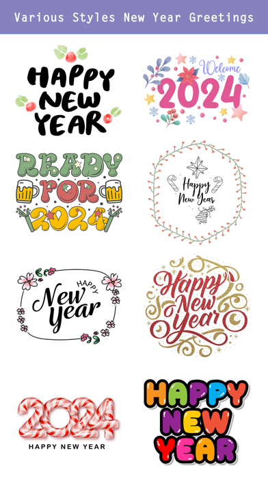 2024 Happy New Year Stickerのおすすめ画像5