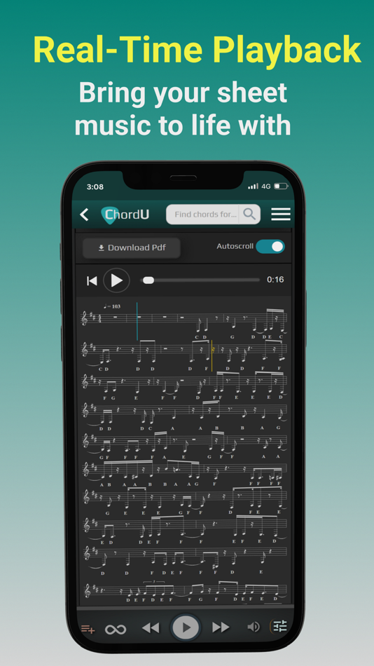 #4. ChordU - get chords & notes (iOS) 由: FLOWREC SOLUTIONS PRIVATE LIMITED