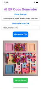 AI Art QR Code Generator screenshot #1 for iPhone