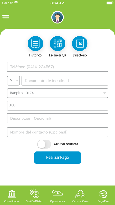 Banplus Móvil Screenshot