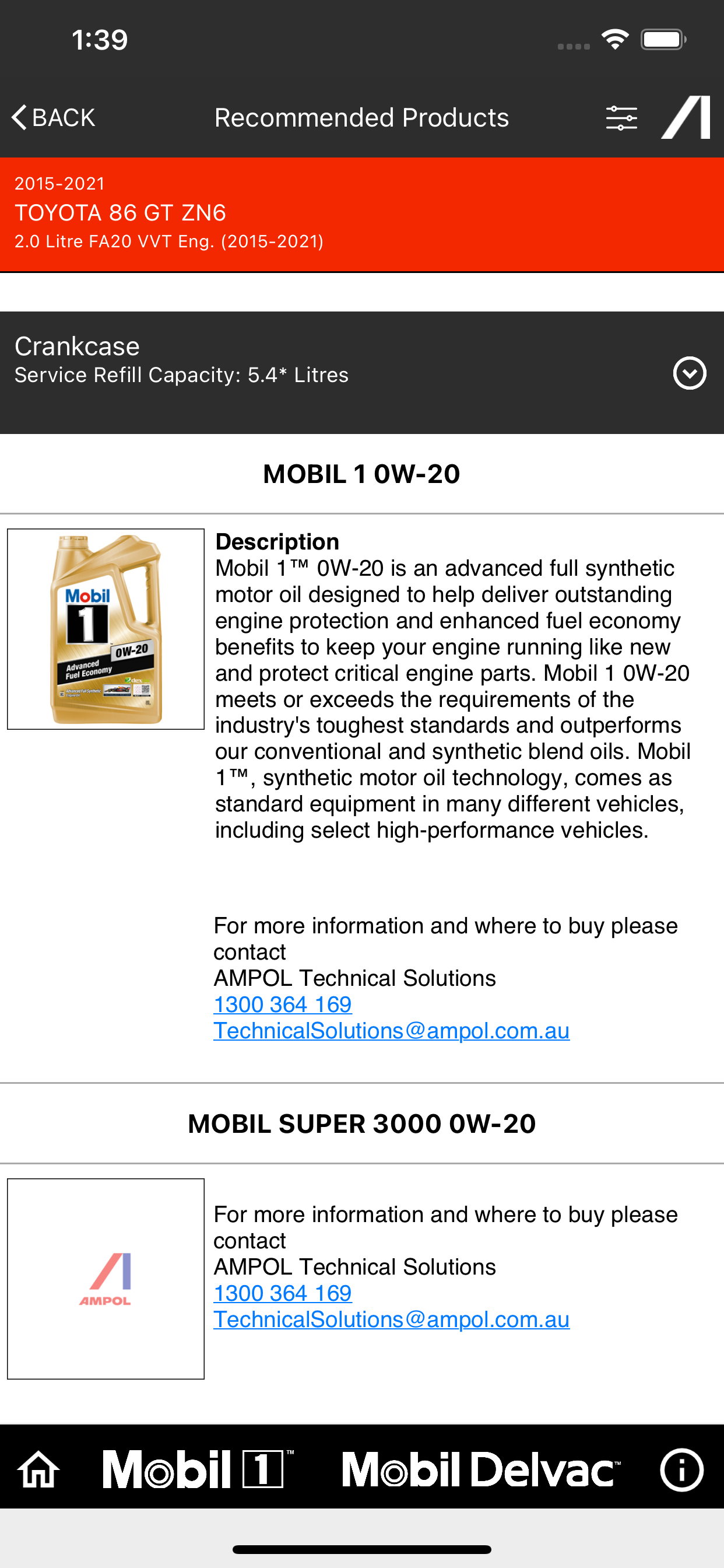 Mobil 1 Ampol