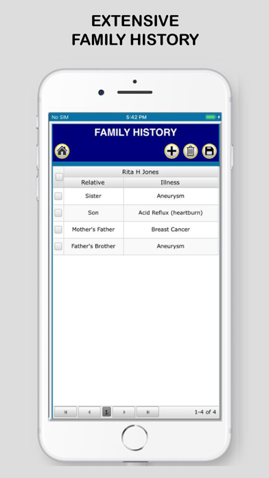 Family Medical Diary Screenshot