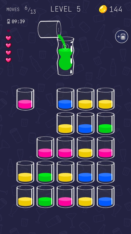 #8. Cocktail Puzzle: Liquid Sort (iOS) 由: MYAPPFREE S.R.L.