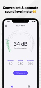 Sound Meter: dB Measurement screenshot #1 for iPhone