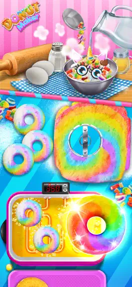 Game screenshot Donut Maker - Cooking Chef Fun hack