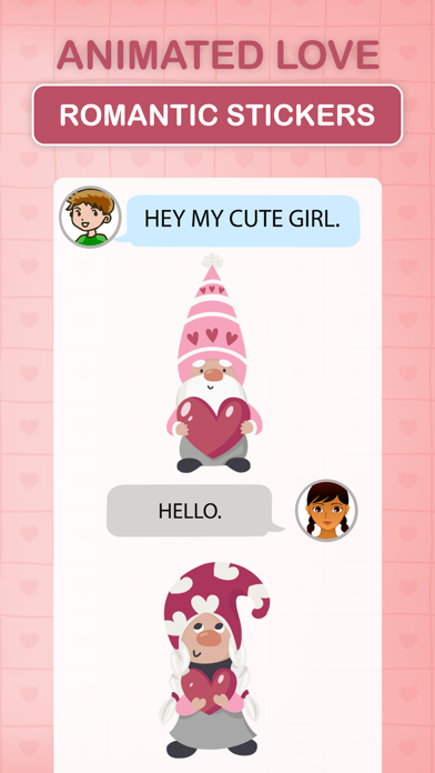 Animated Love Romantic Sticker Screenshot