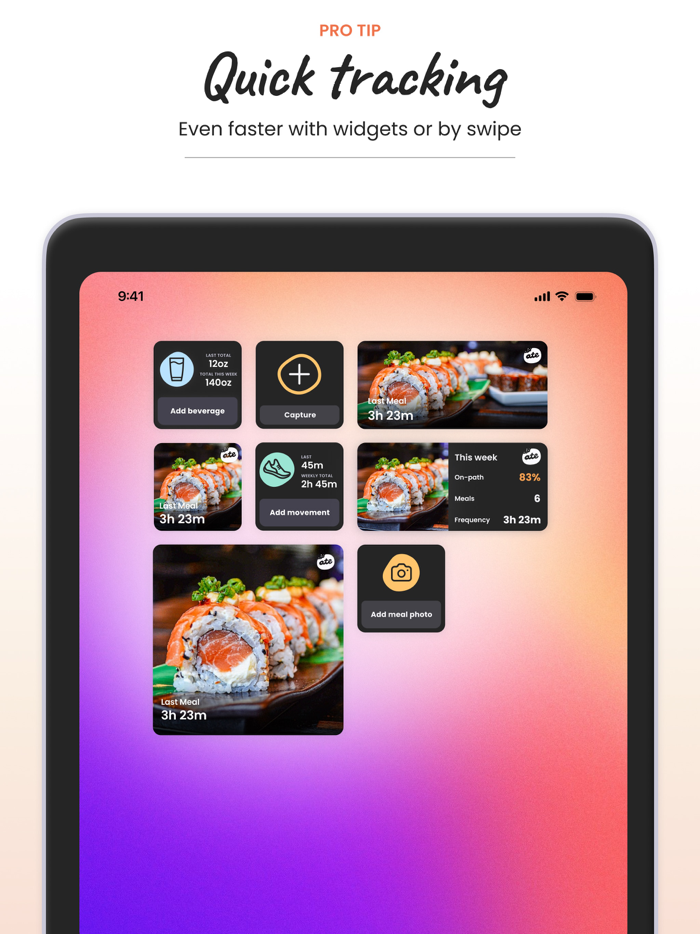 Ate - Food  Health Journal