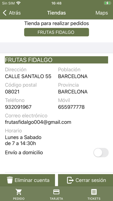 Frutas Fidalgo Galvany Screenshot