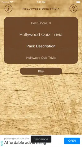Game screenshot Hollywood Quiz Trivia apk
