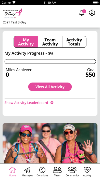 Susan G. Komen 3-Day® Screenshot