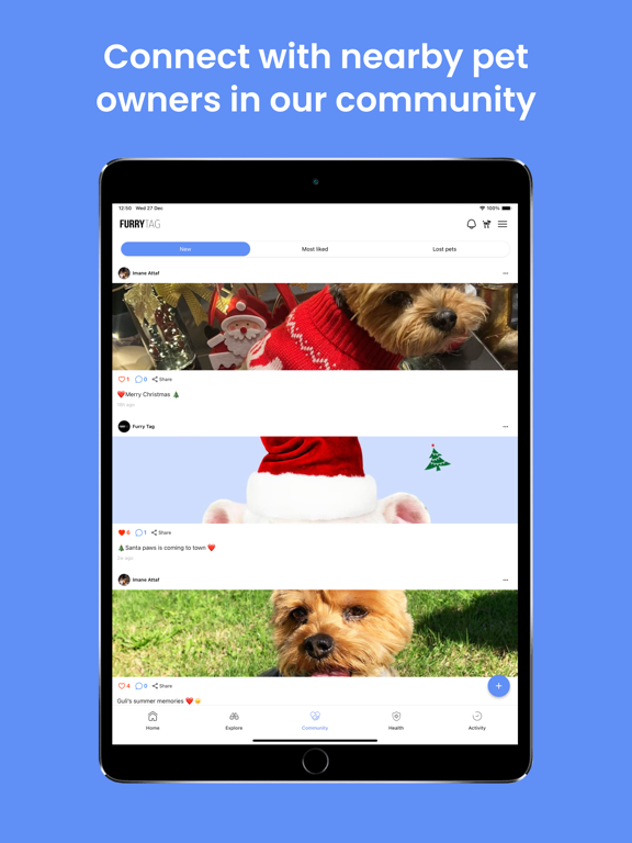 Furry Tag - Dog Whistle & Logs iPad screenshot 5 - Education app