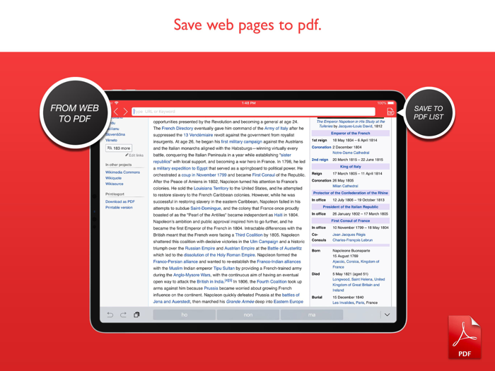 PDF Convert - web to pdf