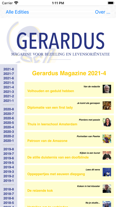 Gerardus Magazine Screenshot