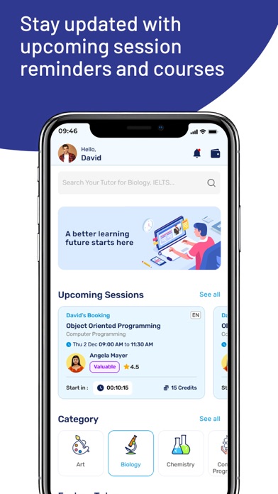 Tutorline Application Screenshot