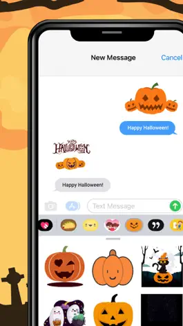 Game screenshot Halloween GIF Stickers apk