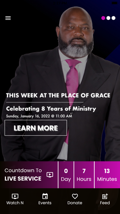 The Place of Grace Church Screenshot
