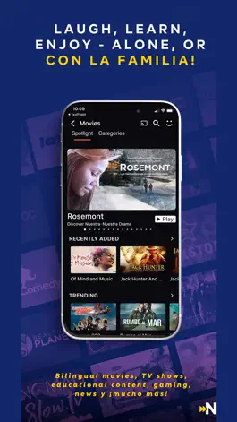 Game screenshot Nuestra.TV: Bilingual Content apk