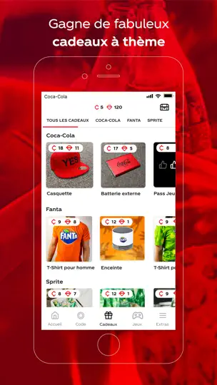 Capture d'écran de Coca-Cola: Tentez De Gagner sur iPhone 2