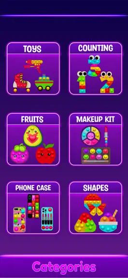 Game screenshot Pop It Neon 3D Antistress Toys mod apk