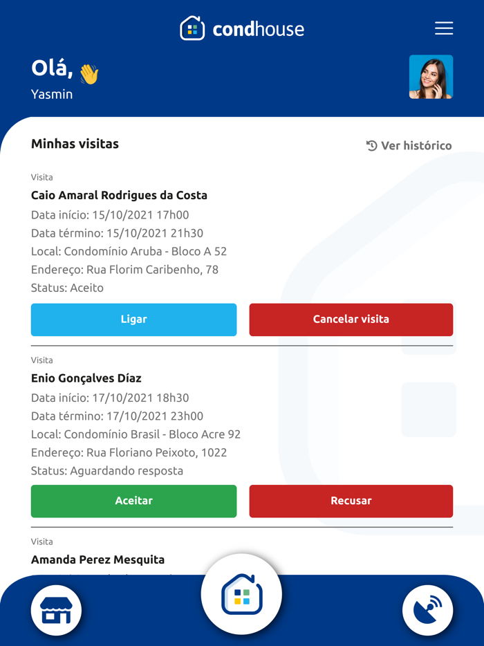 CondHouse - Visitantes