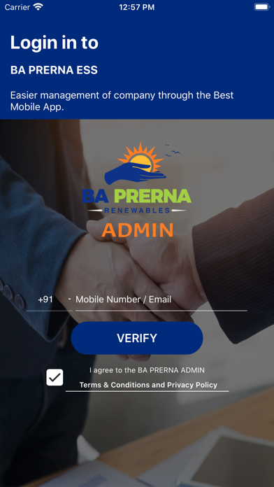 Admin BA Prerna - ESS Screenshot
