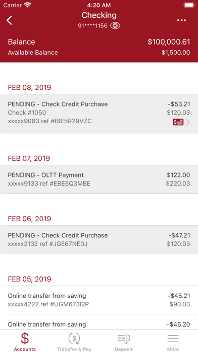 MIAMI FIREFIGHTERS FCU Screenshot
