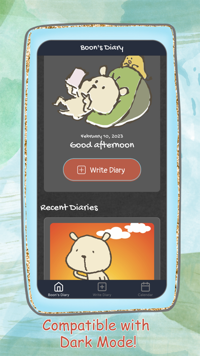 Boon's Diary - kawaii journal Screenshot