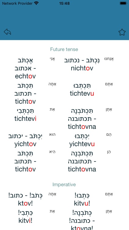 The Seven Hebrew Binyanim screenshot-3