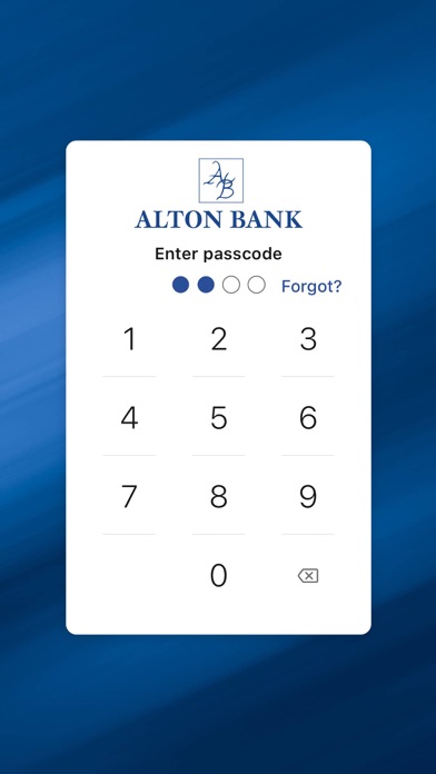 Alton Bank Mobile iPhone screenshot 2 - Finance app