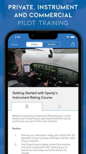 Screenshot von Sporty's Pilot Training auf dem iPhone 2