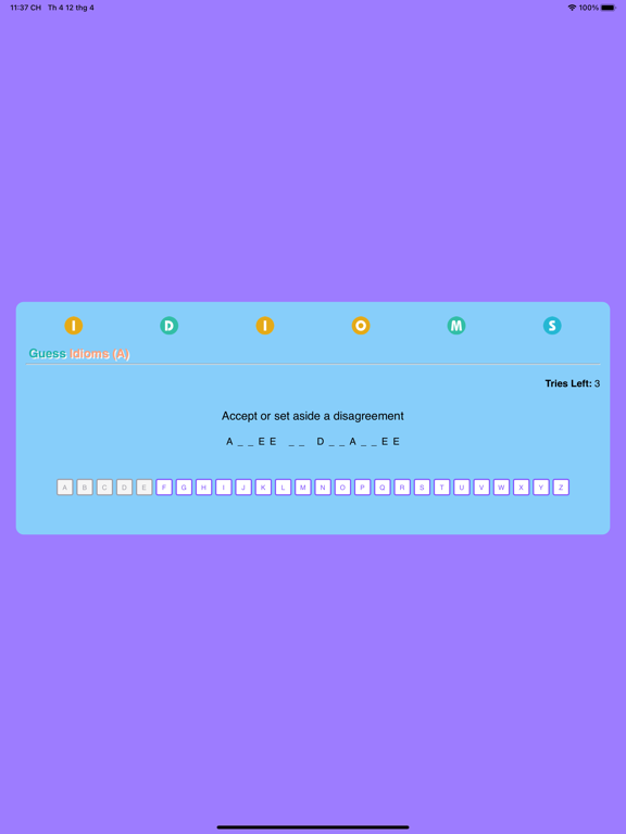 Screenshot #5 pour English Idiom Word Game