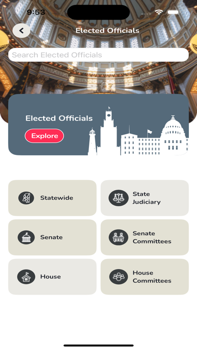 ECM Legislative Roster Screenshot