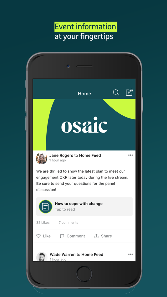 #3. Osaic Events (iOS) Podle: Osaic, Inc.