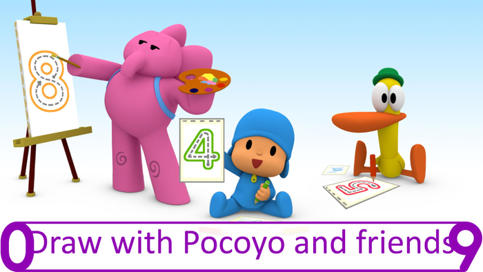 Pocoyo Numbers 123 Lets Learn