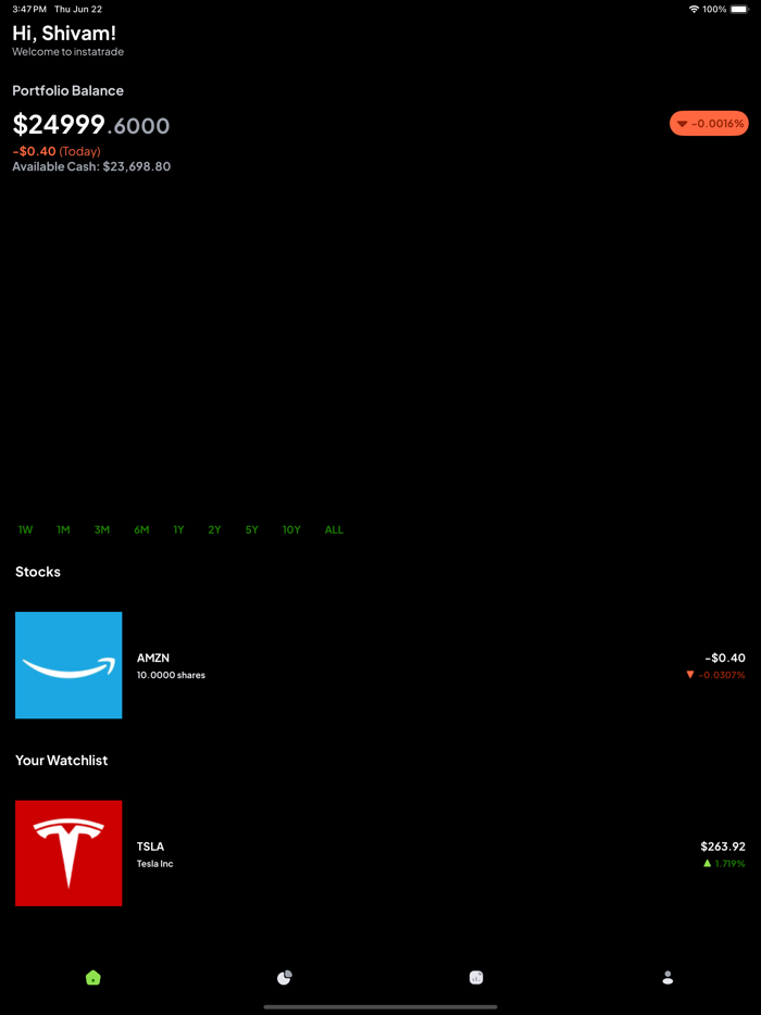 InstaTrade - Stock Market Game