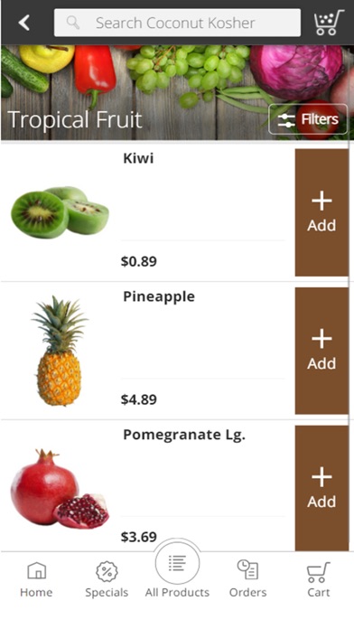 Coconut Kosher Screenshot