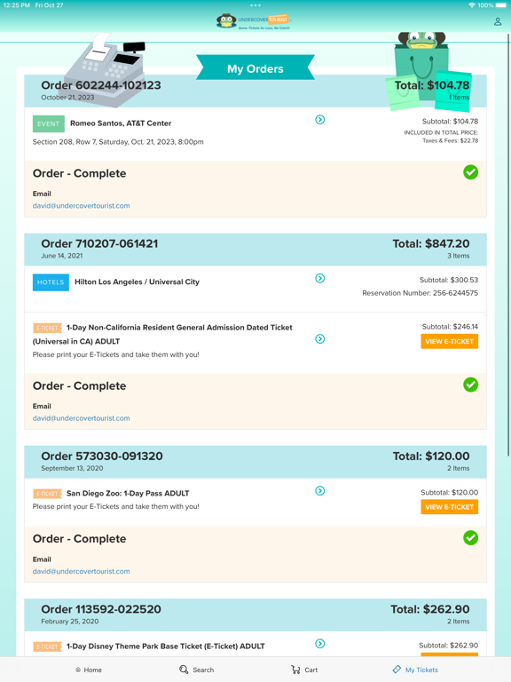 Undercover Tourist iPad screenshot 5 - Entertainment app