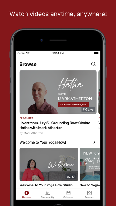 Your Yoga Flow Studio Screenshot